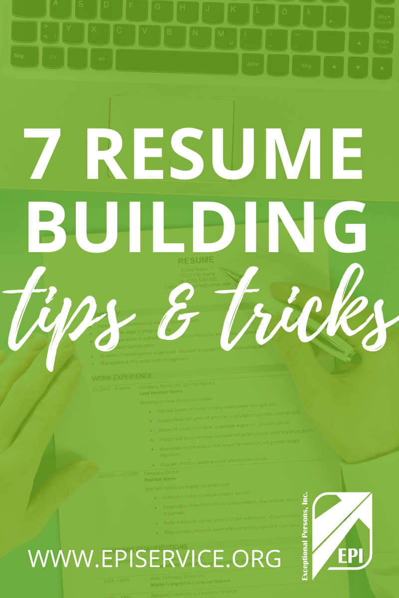 7 Resume Building Tips and Tricks