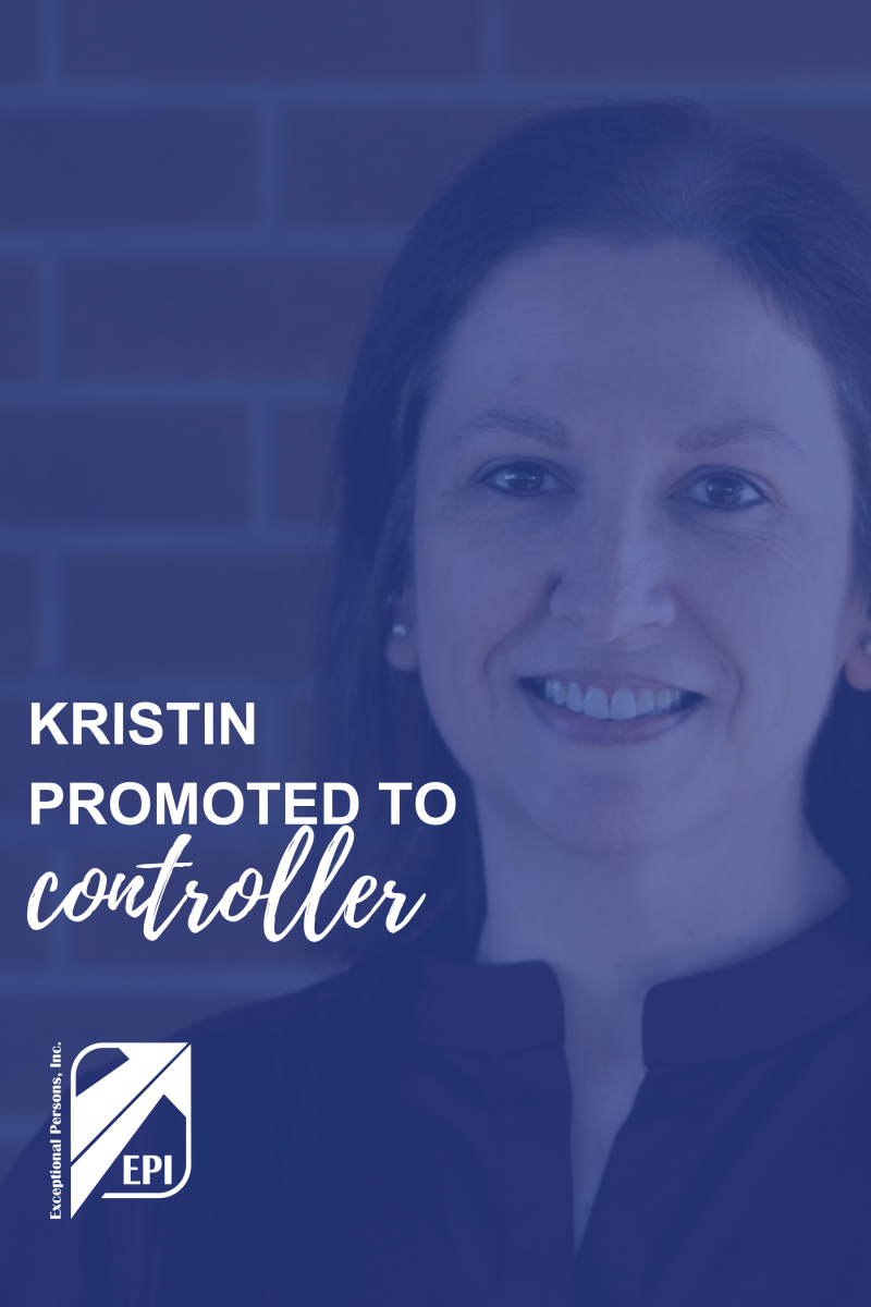 Kristin Promoted to Controller